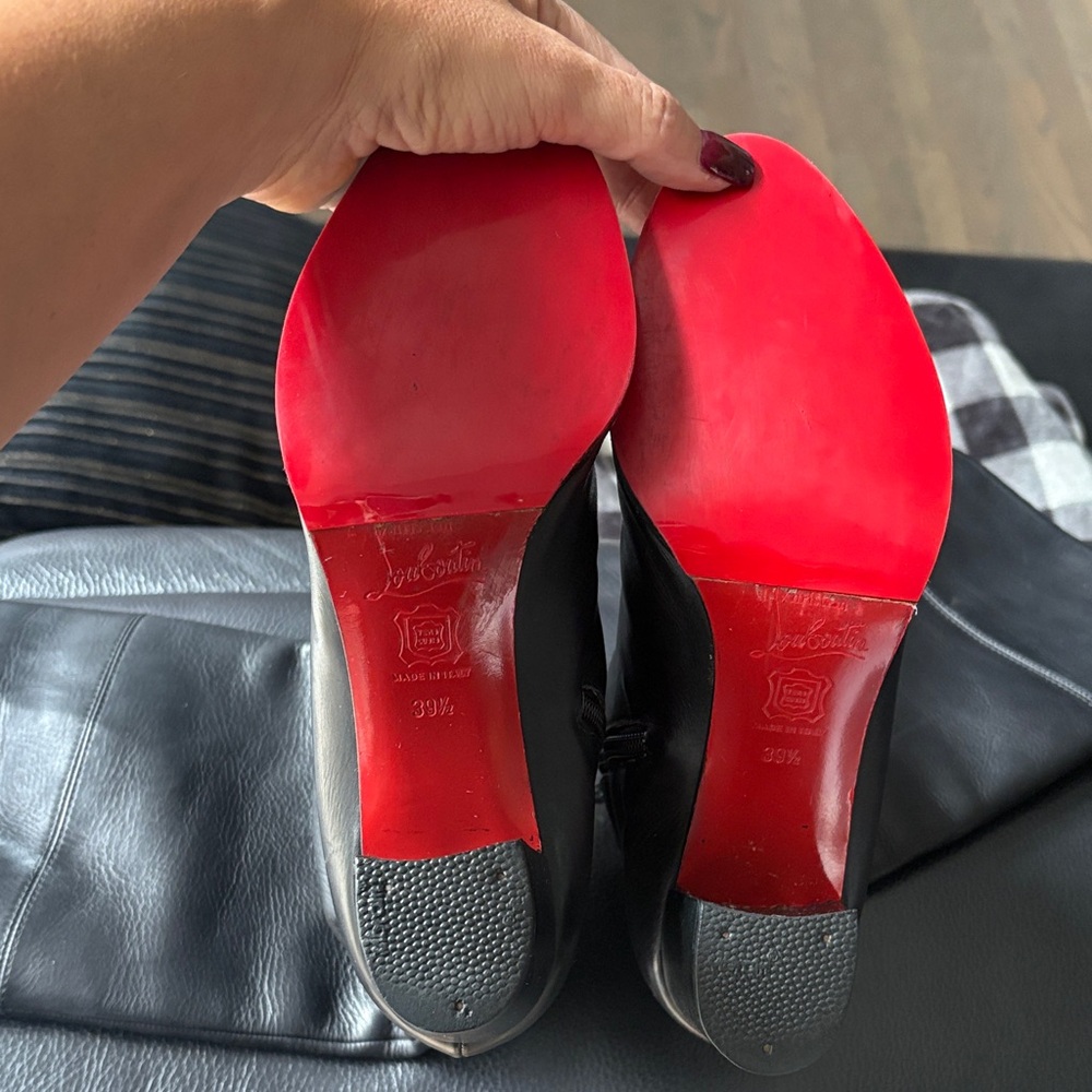 Christian Louboutin Black Heeled Boots - Picture 10 of 16